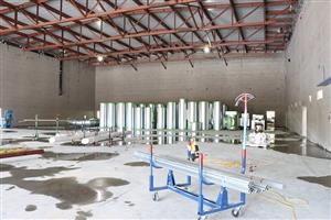 Gym with Ductwork staging